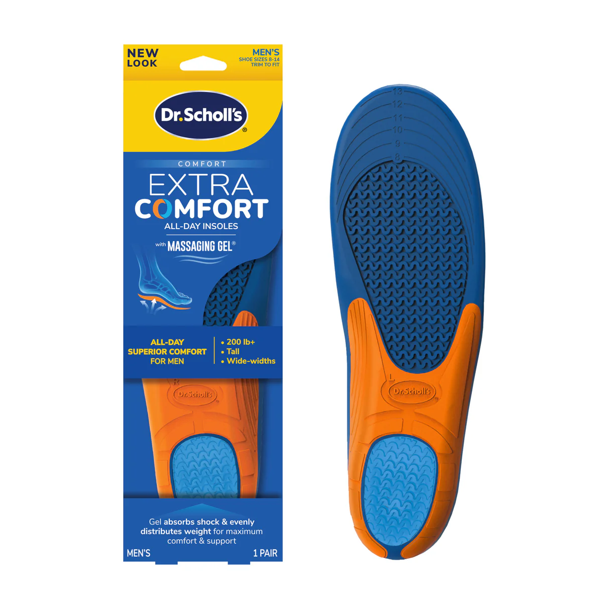 Dr. Scholl's爽健重磅防護舒適鞋墊(男用)